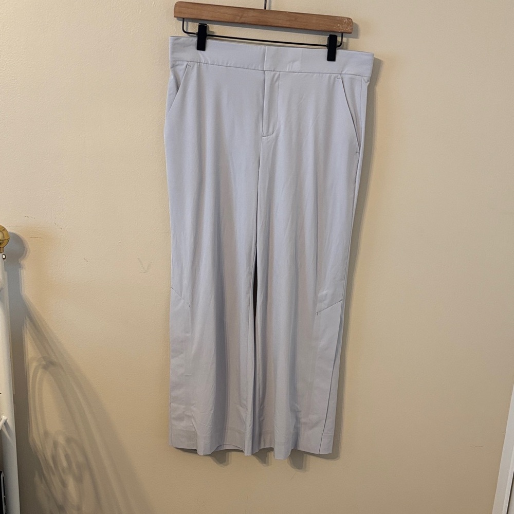 Athleta Tribeca Crop Snap Hem Wide Leg Pant
